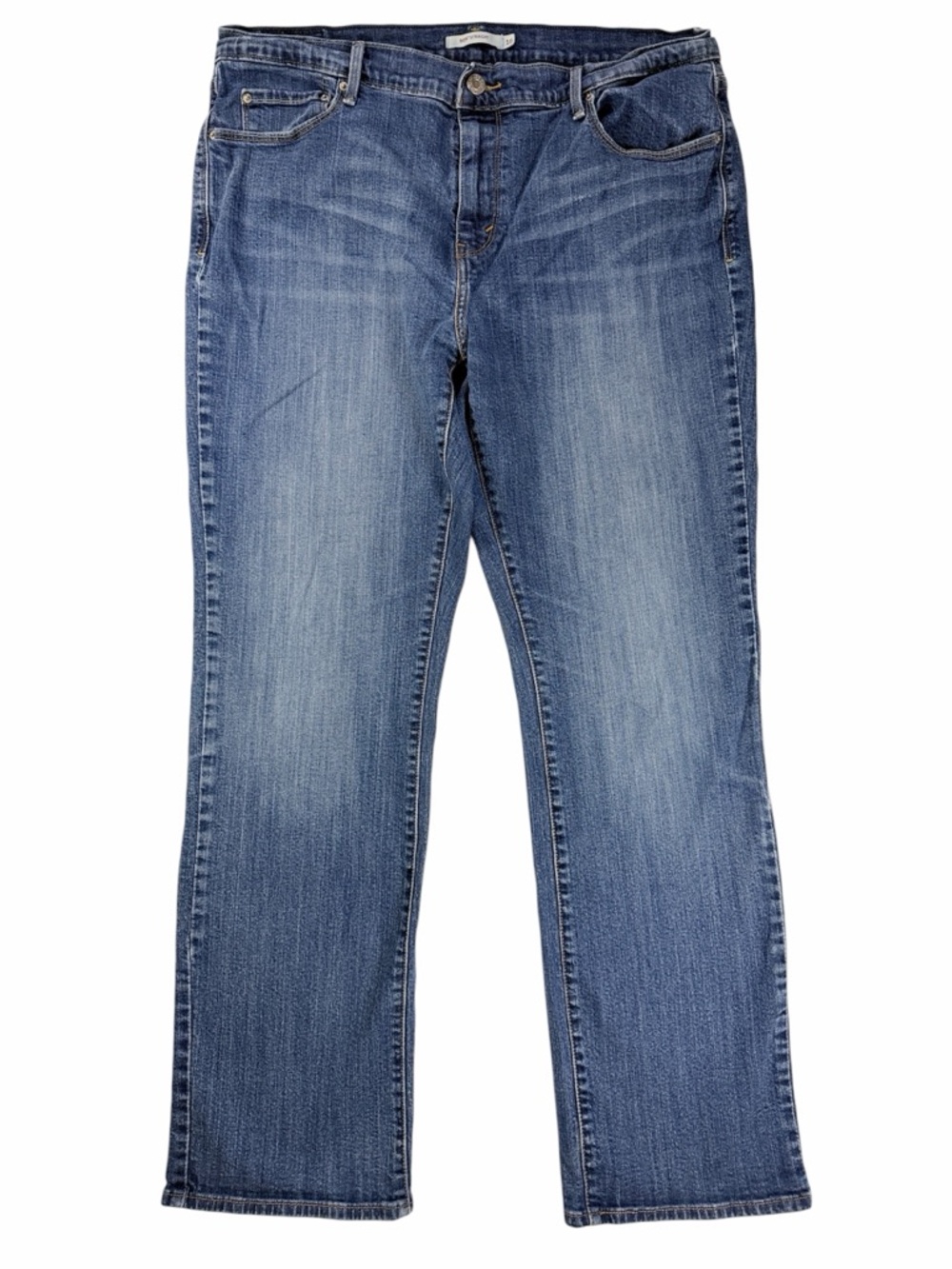 Levi's 505 Straight Leg Jeans Medium Wash‎ Womens Size 16